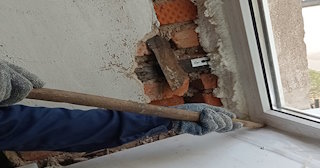 Демонтаж оконных откосов по выгодной цене от 511 руб. в Пензе - Сварной-Пнз